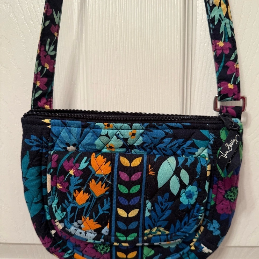 Retired Vera Bradley Lizzy Bag - Midnight Blues